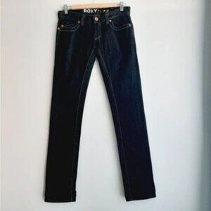 ROXY / Gold Coast Junior Women's Jeans Sz. 3 Dark Blue Wash Denim Pants